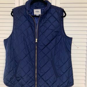 New w/o tags Old Navy Puffer Vest Navy Blue XL